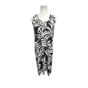 New Condition! SOMA Zebra Palm Dress with Pockets